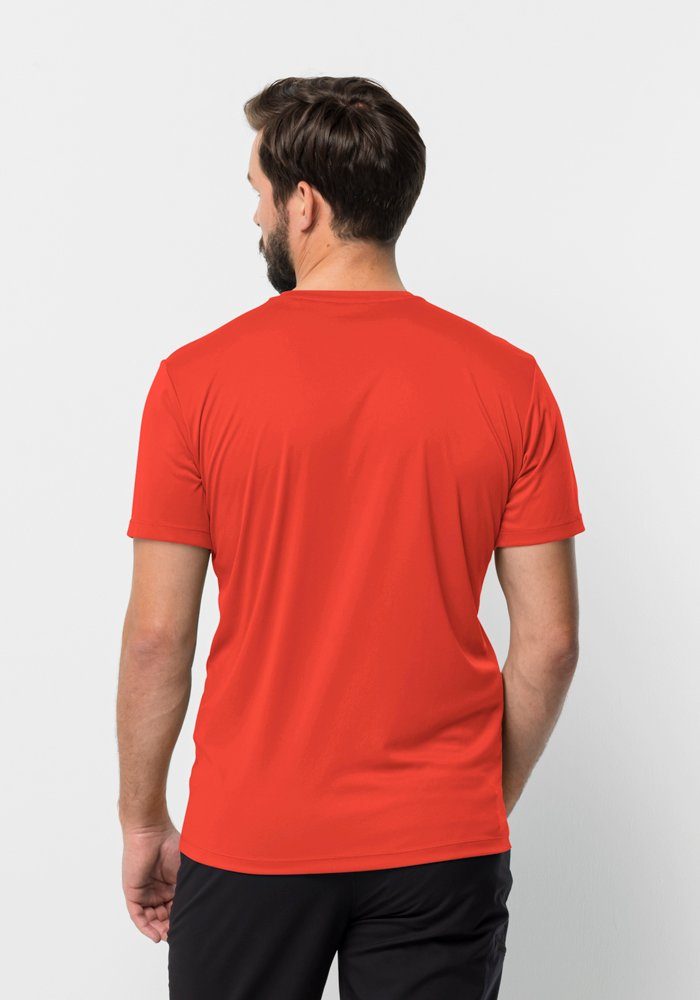 strong-red Wolfskin TECH T Jack M T-Shirt
