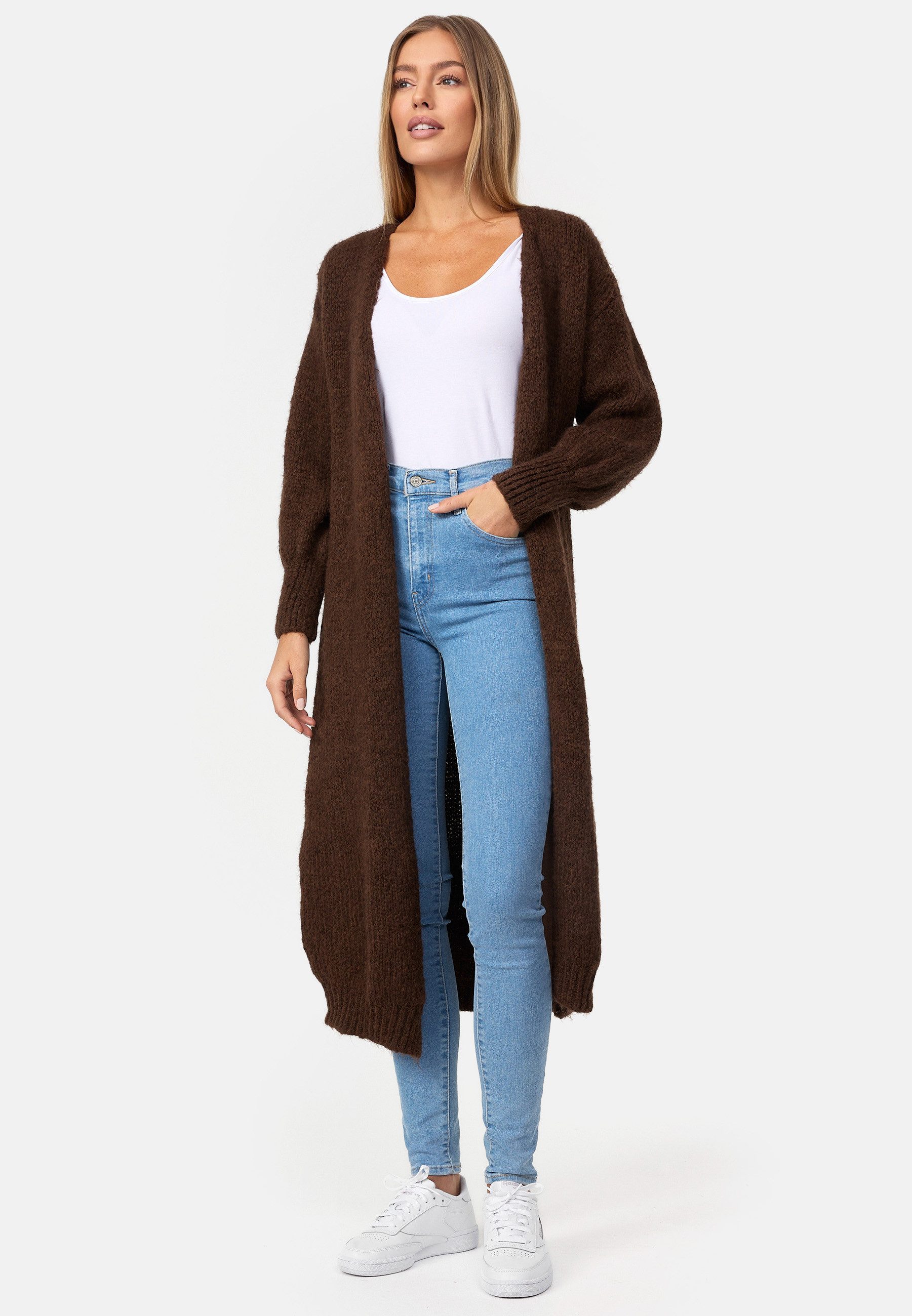 Decay Strickjacke 1003 (1-tlg) Unifarbe günstig online kaufen