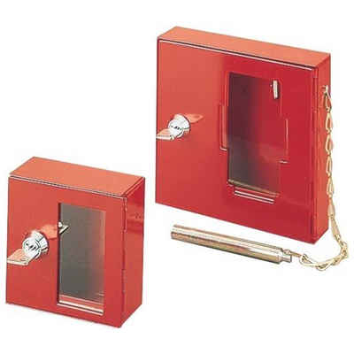 Neutral Schlüsseltresor Notschlüsselkasten mit Klöppel 150 x 150 x 40 mm