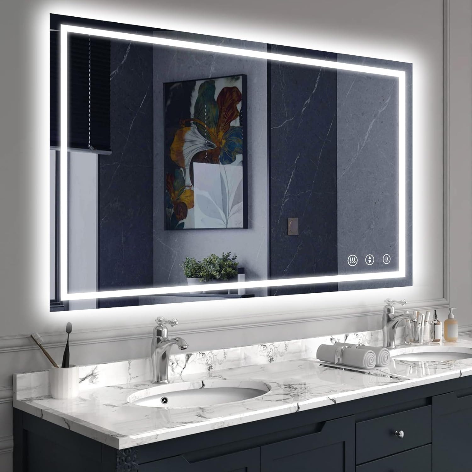 YOLEO Badspiegel LED-Spiegel für Badezimmer mit günstig online kaufen