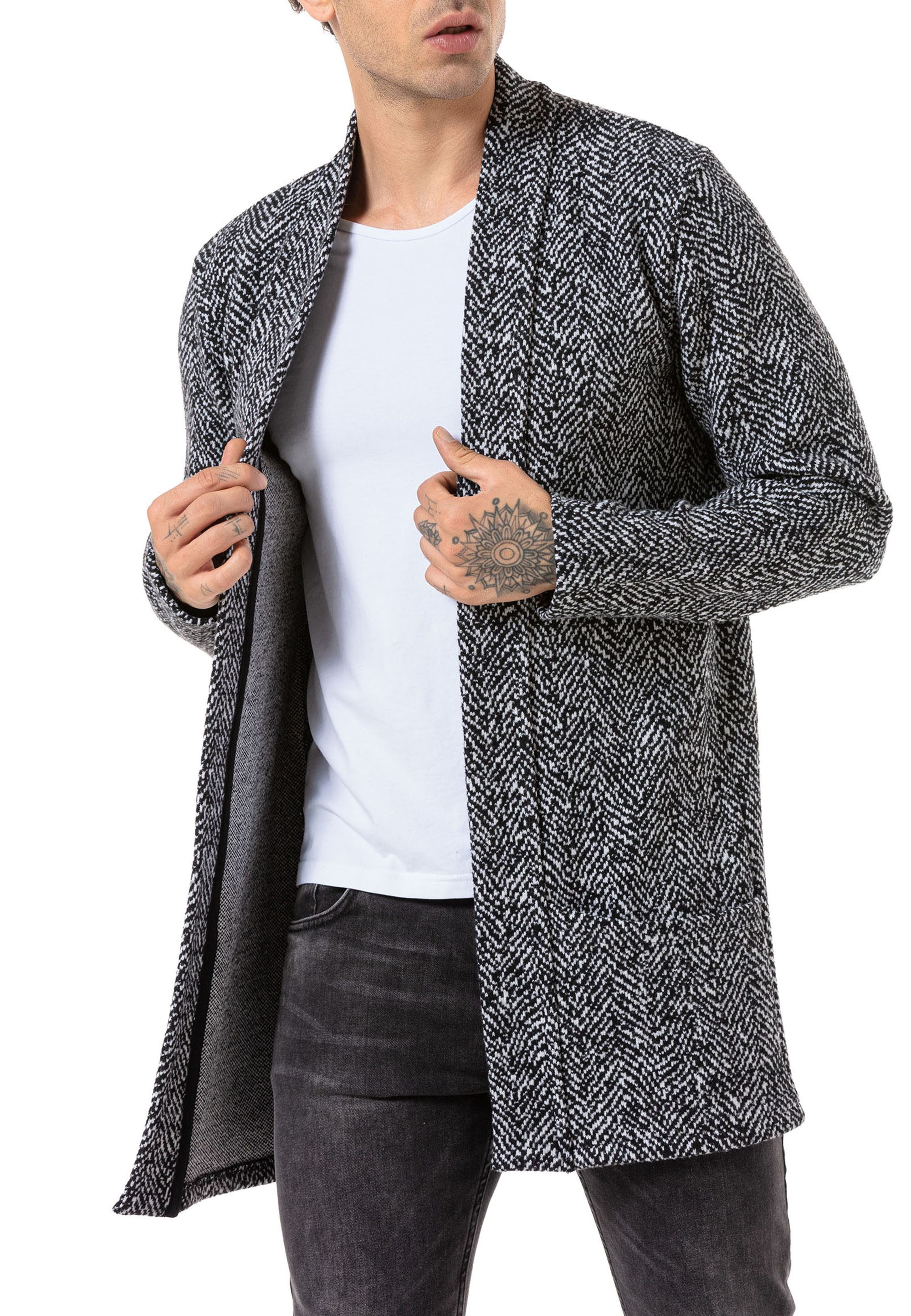 RedBridge Cardigan mit offenem Schnitt Stilvolle Strickjacke für Freizeit und Alltag