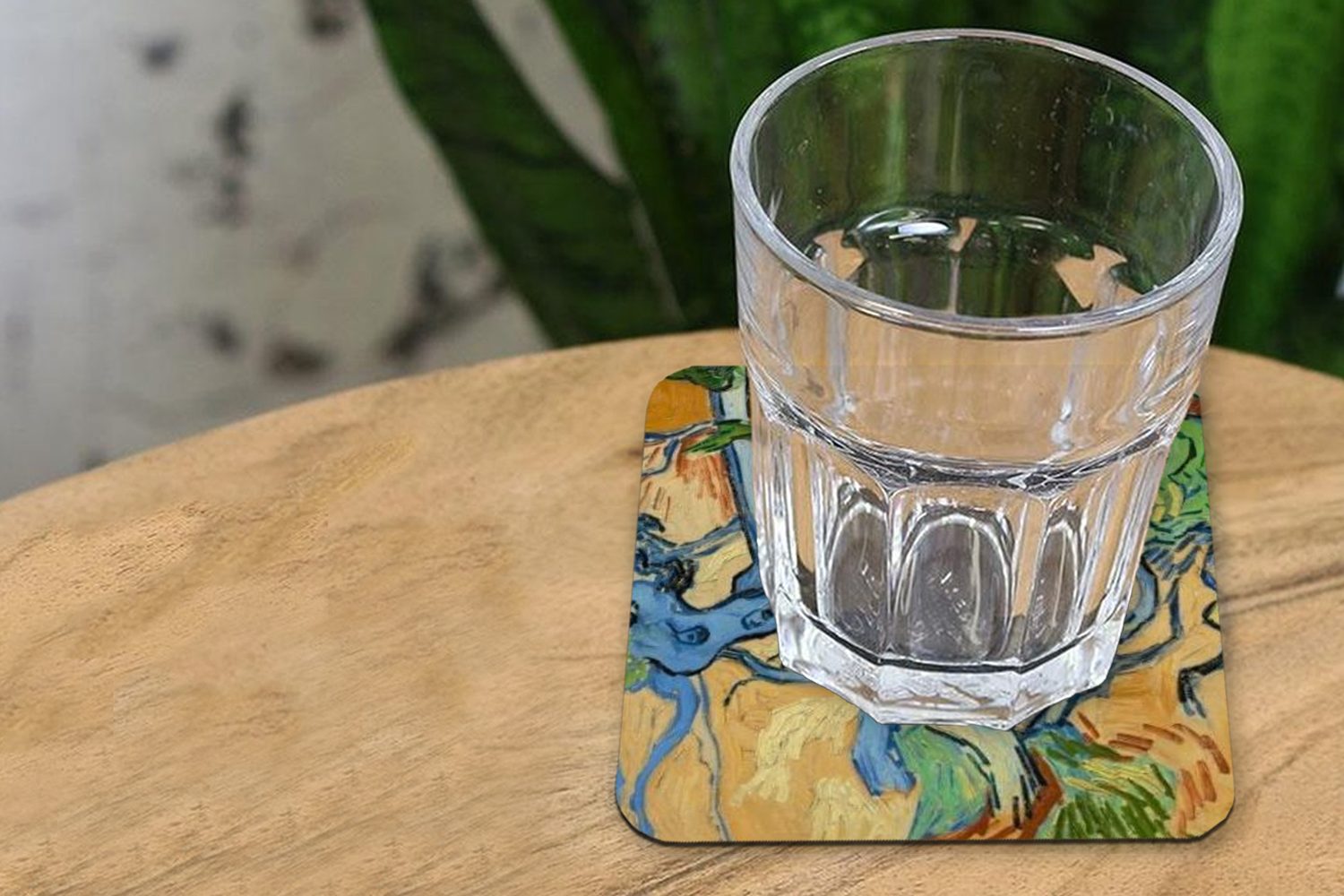 Tasse Gogh, Korkuntersetzer, Untersetzer, 6-tlg., - Glasuntersetzer, Baumwurzeln MuchoWow Zubehör Glasuntersetzer Gläser, van Vincent für Tischuntersetzer,