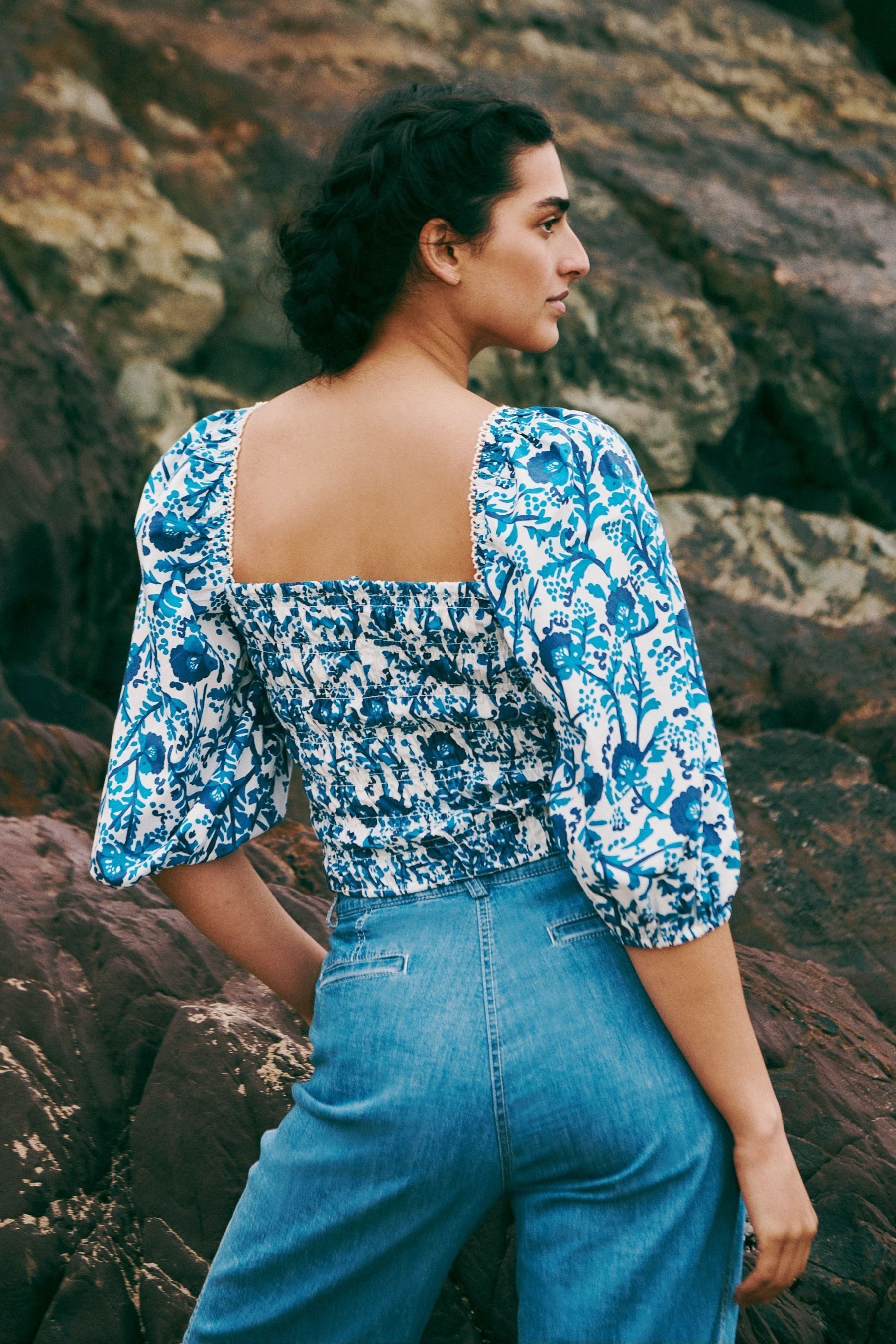 LAURA ASHLEY Carmenbluse Laura Ashley Top günstig online kaufen