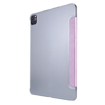König Design Tablet-Hülle Apple iPad Pro 12.9 (2021), Schutzhülle für Apple iPad Pro 12.9 (2021) Tablethülle Schutztasche Cover Standfunktion Rosa