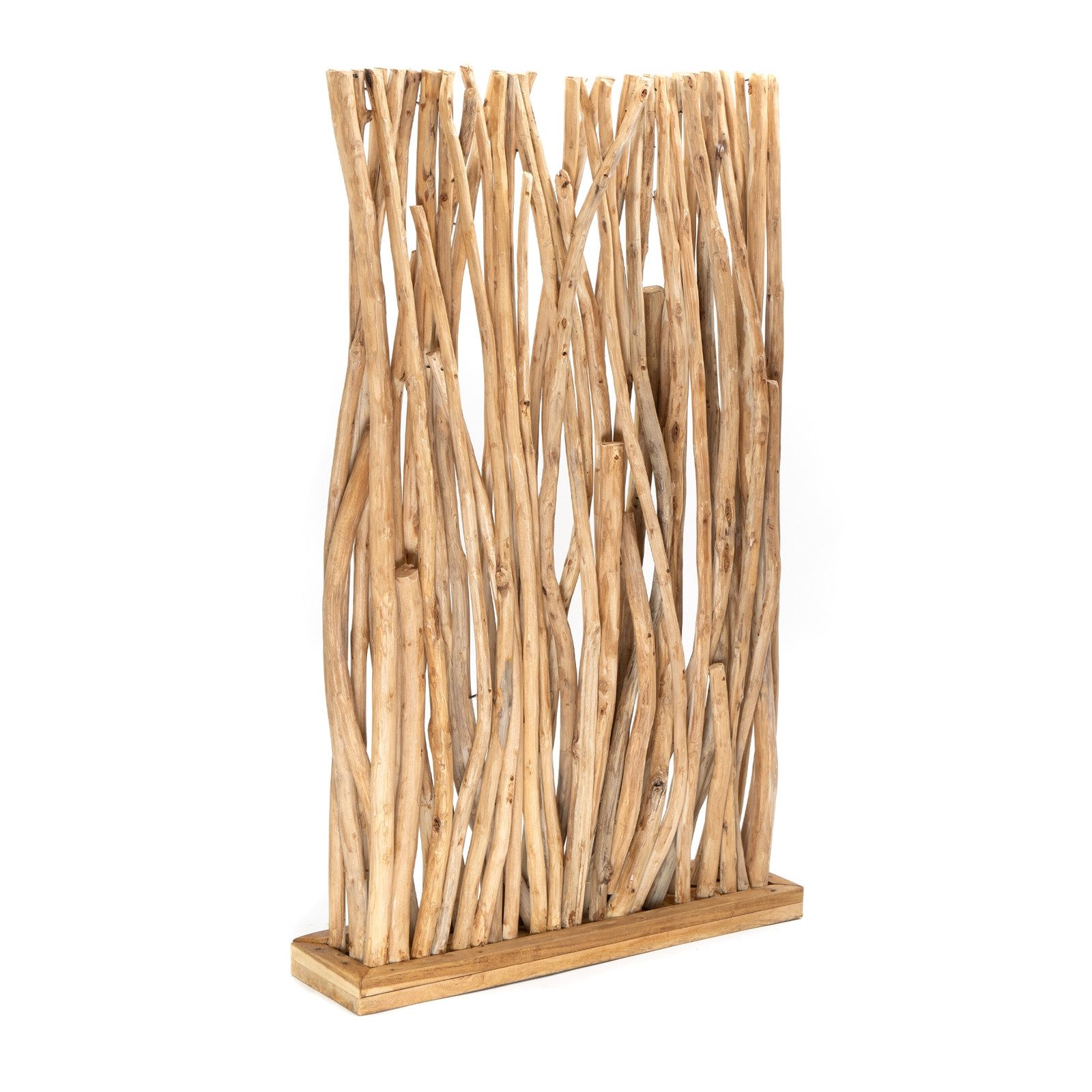 DESIGN DELIGHTS Paravent RAUMTEILER "TEKEA", 130 cm, Holz massivholz, Äste günstig online kaufen