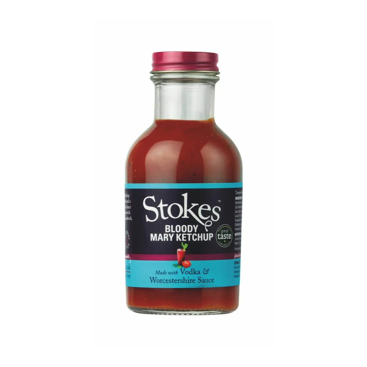 Stokes Saucen, Stokes Bloody Mary Ketchup mit Wodka und Worcestershire Sauce 256ml