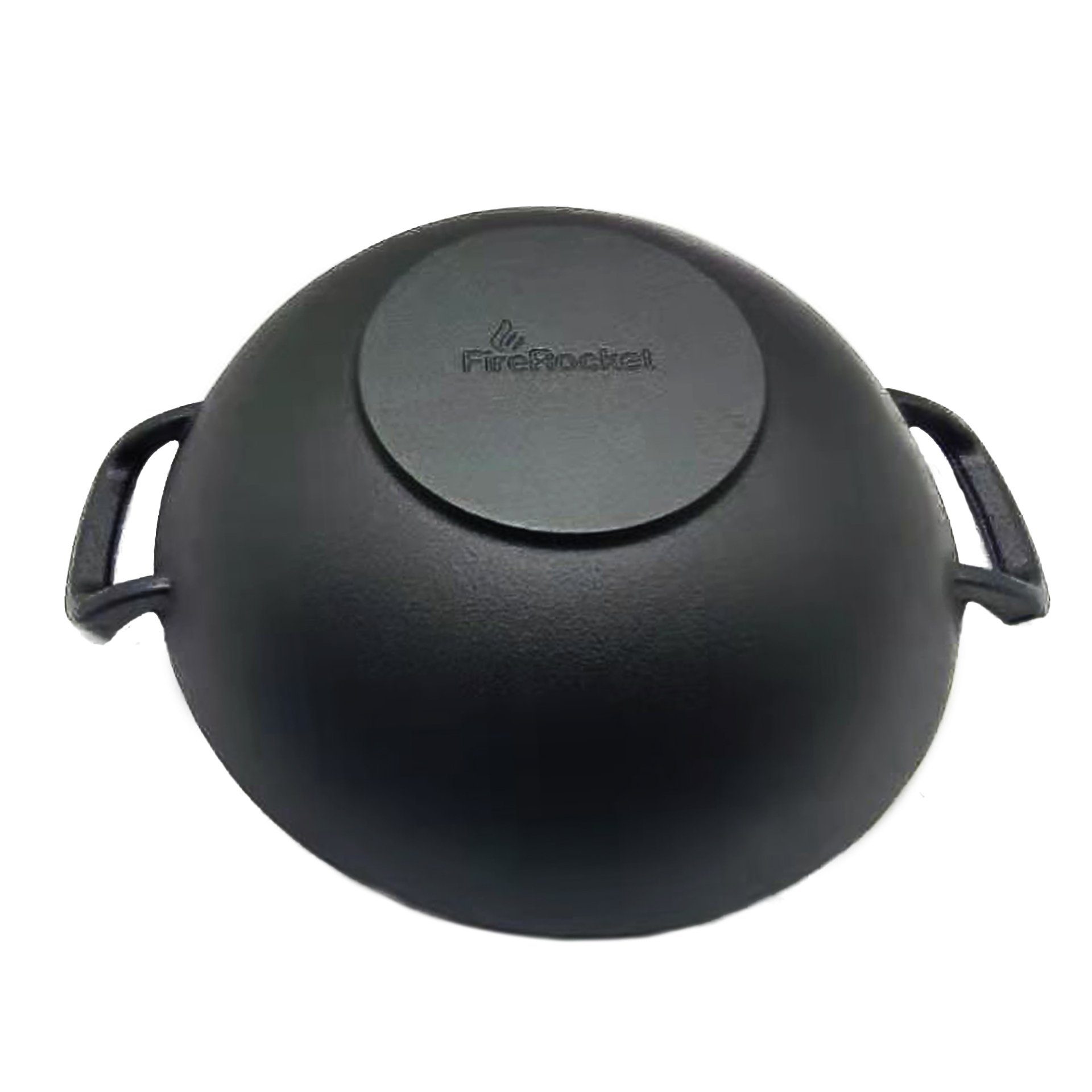 FireRocket Wok Wok Ø 34cm Gusseisen Grill-Wok Cast Iron – Bild 4 von 5