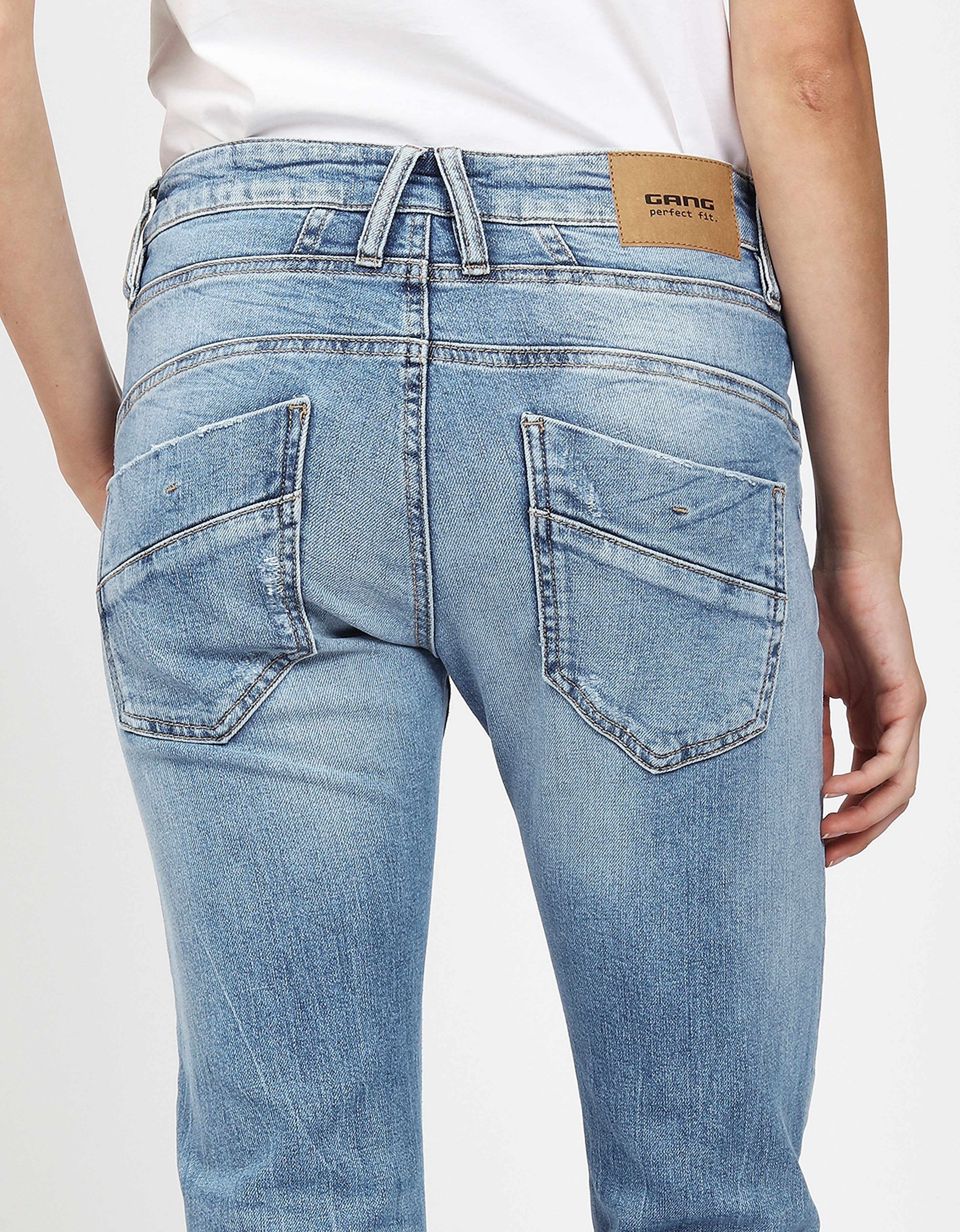 GANG Relax-fit-Jeans 94GERDA elastische Denimqualität für hohen Tragekomfort