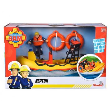 SIMBA Spielzeug-Boot Feuerwehrmann Sam Neptune, mit Penny Figur im Tauchoutfit