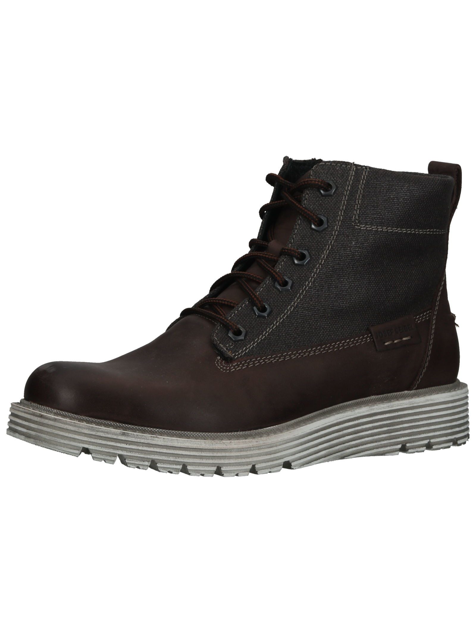Josef Seibel Stiefelette Leder/Textil Schnürstiefelette