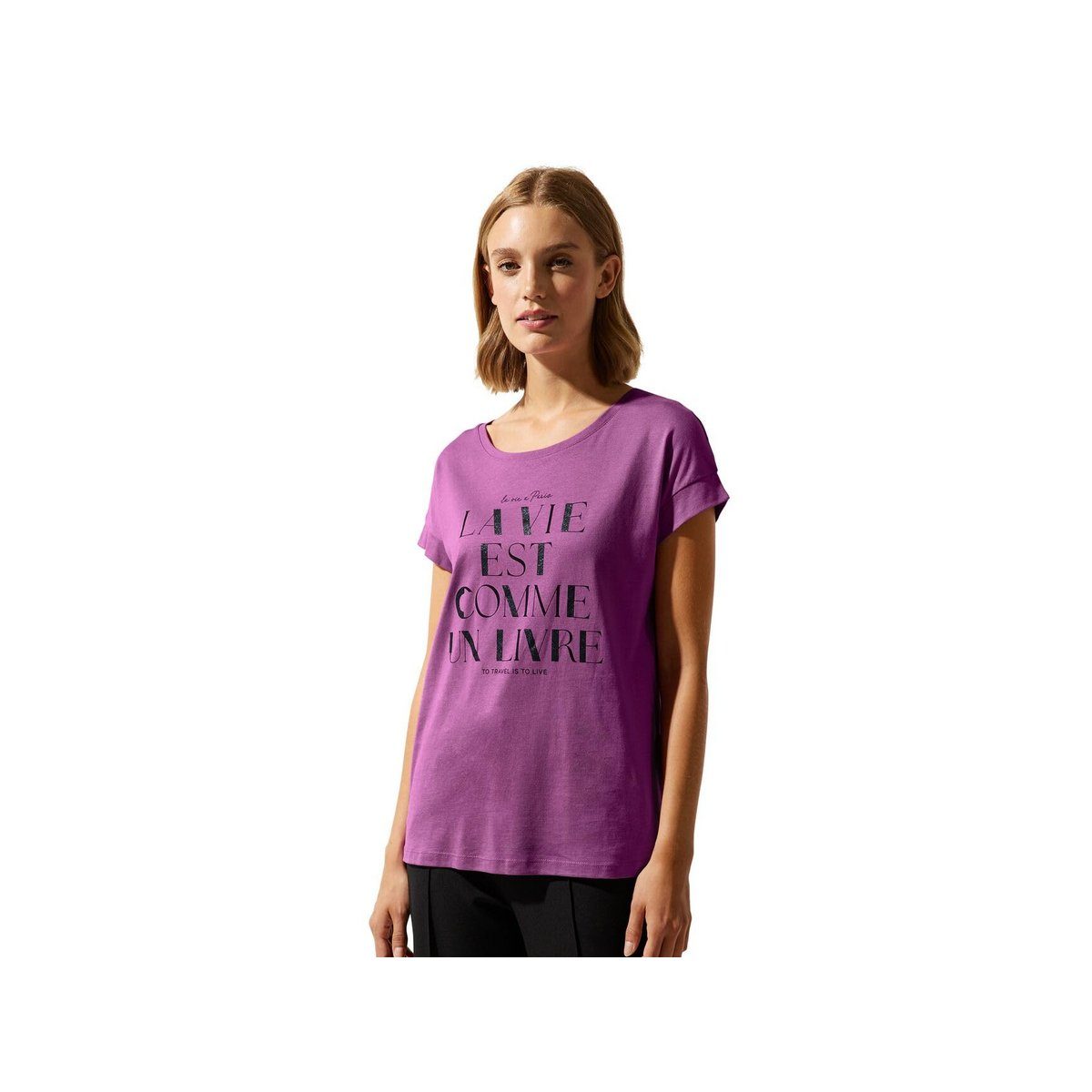 meta lilac (1-tlg) STREET lila T-Shirt ONE