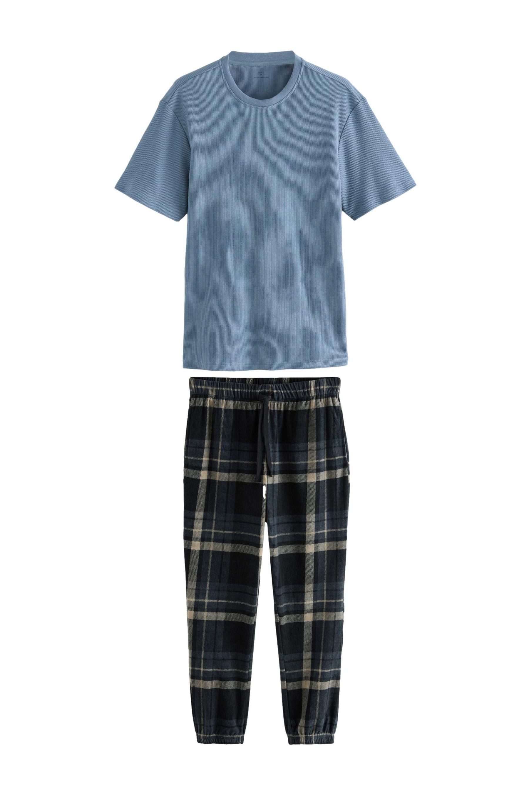 Next Pyjama Motionflex Lange Pyjamahose mit Karomuster (2 tlg) günstig online kaufen