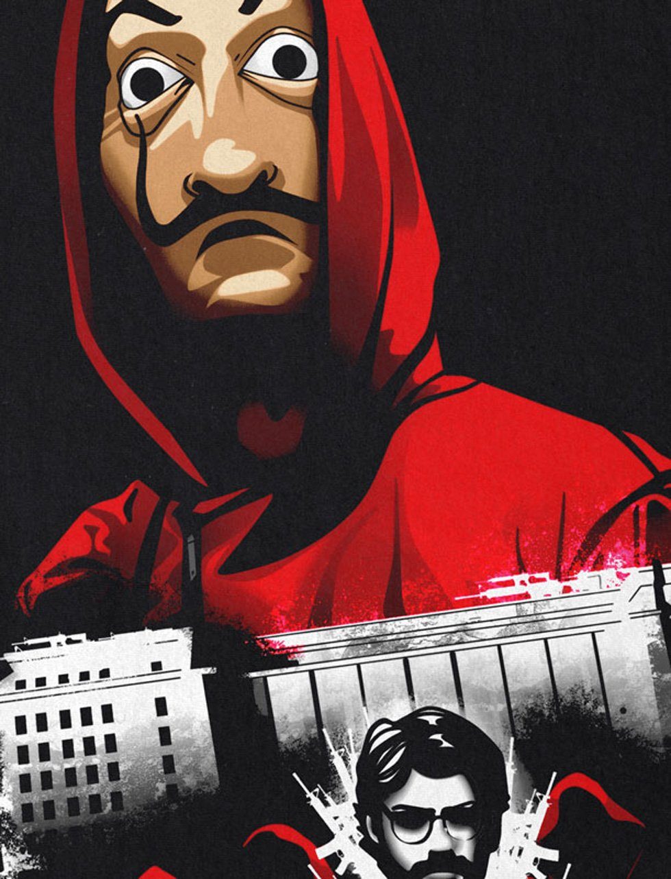 style3 T-Shirt Bella Ciao einbruch fernsehserie haus des geldes