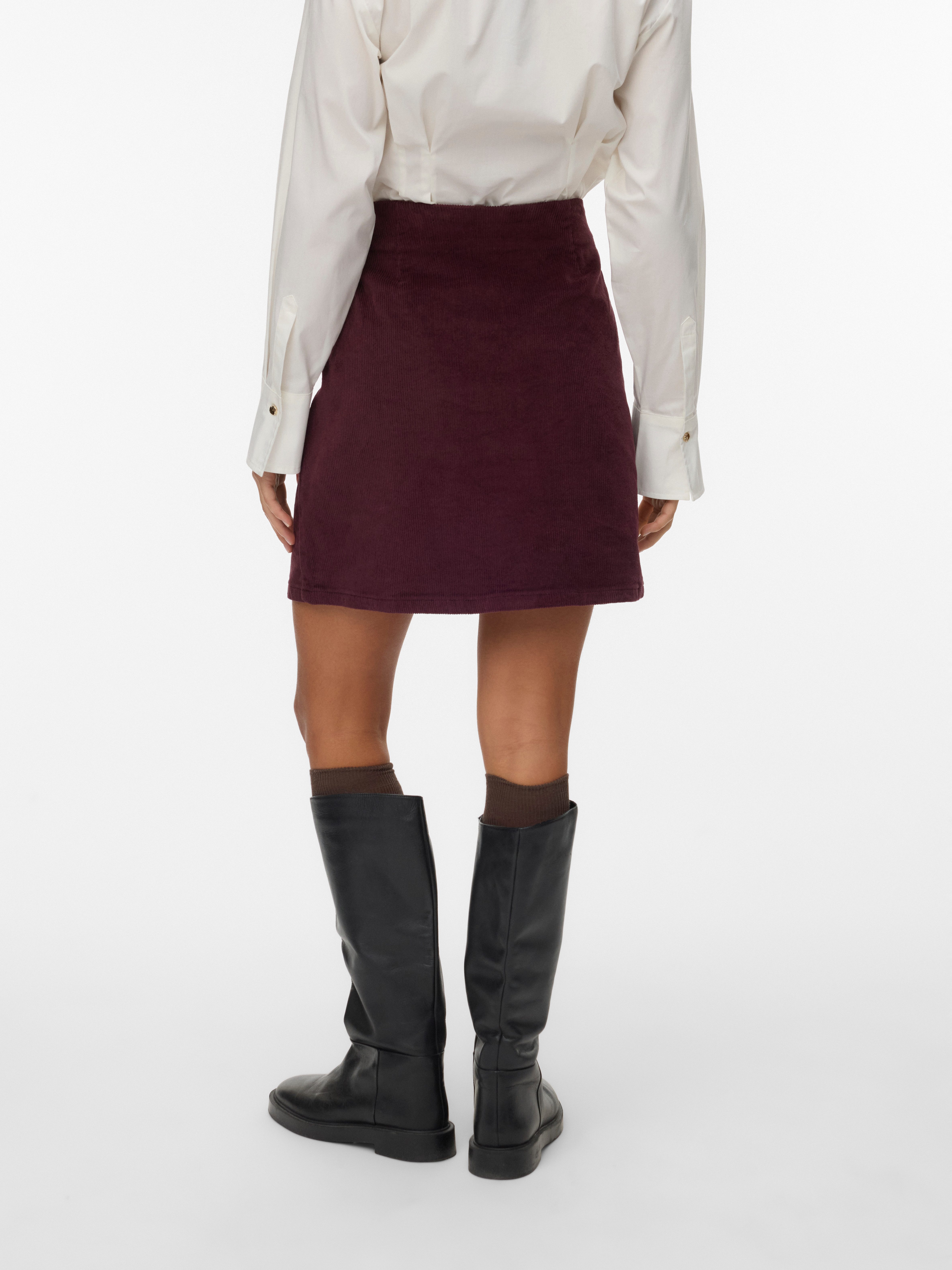 Vero Moda Cordrock VMETTA HR SHORT CORD SKATER SKIRT NOOS günstig online kaufen