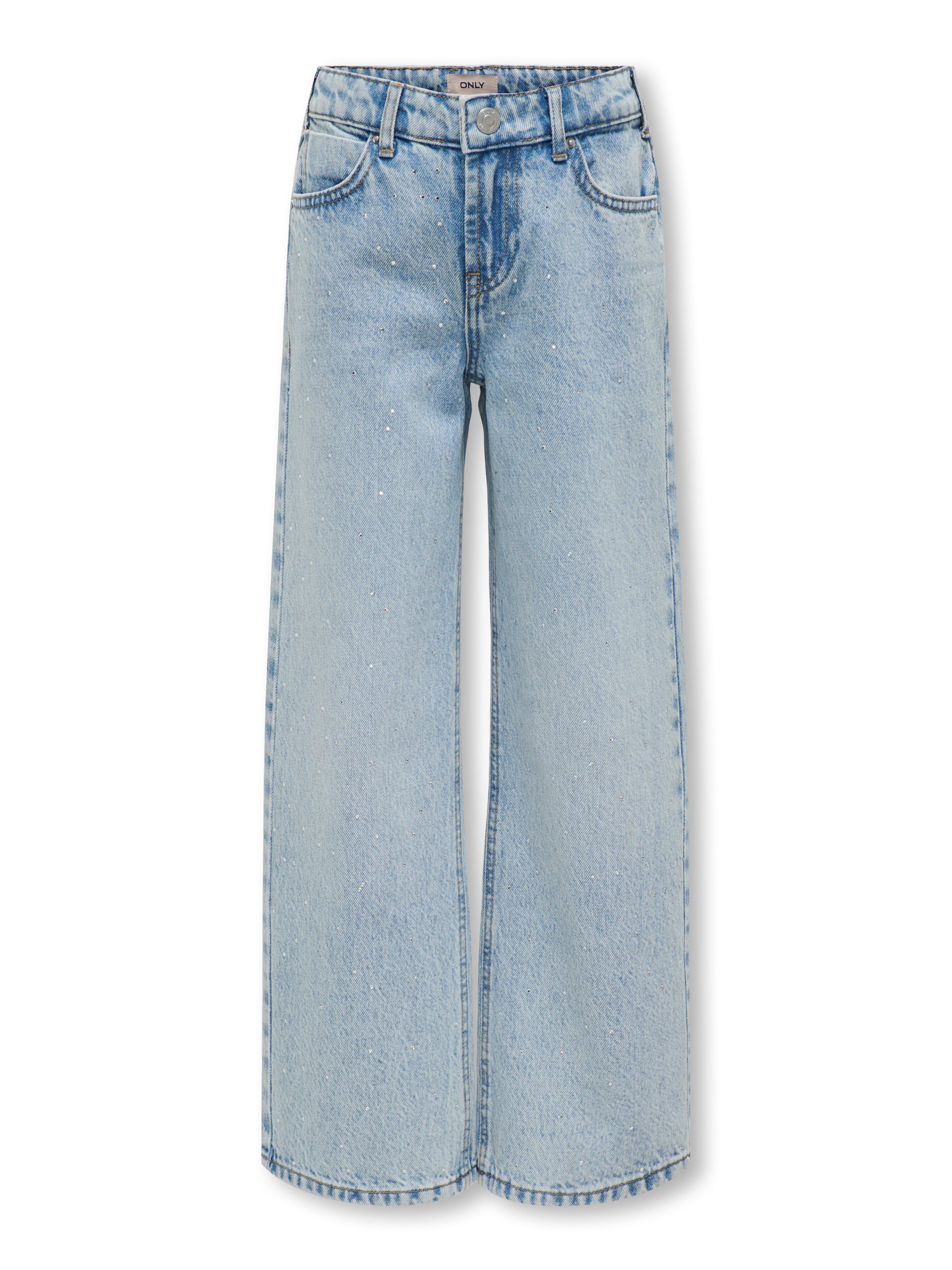 KIDS ONLY Weite Jeans KOGCOBAIN RHINESTONE WIDE DNM AZG NOOS