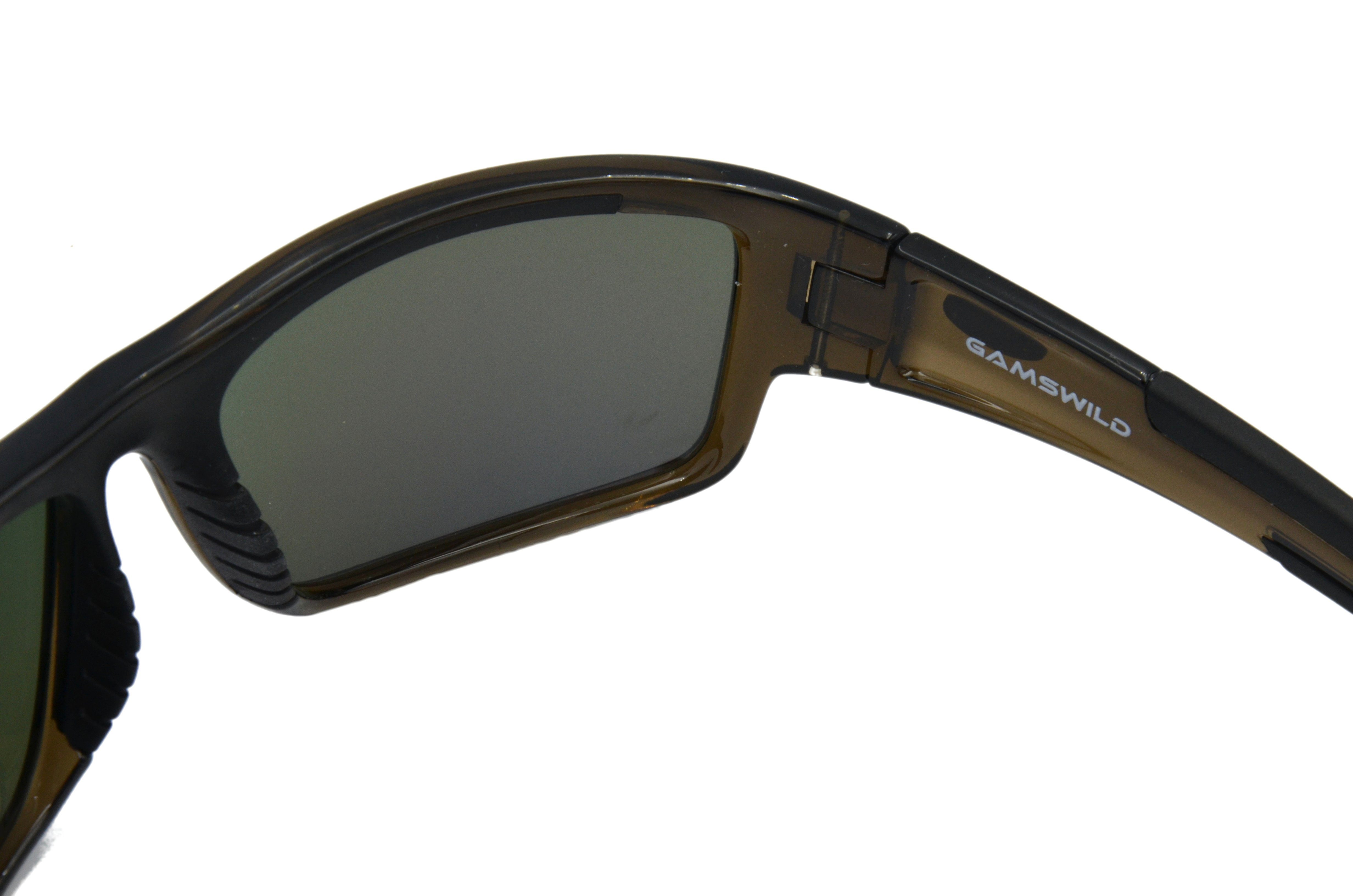 grün-türkis, Sportbrille Herren, blau, grau, Gläser, schwarz, Damen braun polarisierte WS6034 Sonnenbrille Fahrradbrille Sportbrille Gamswild Skibrille