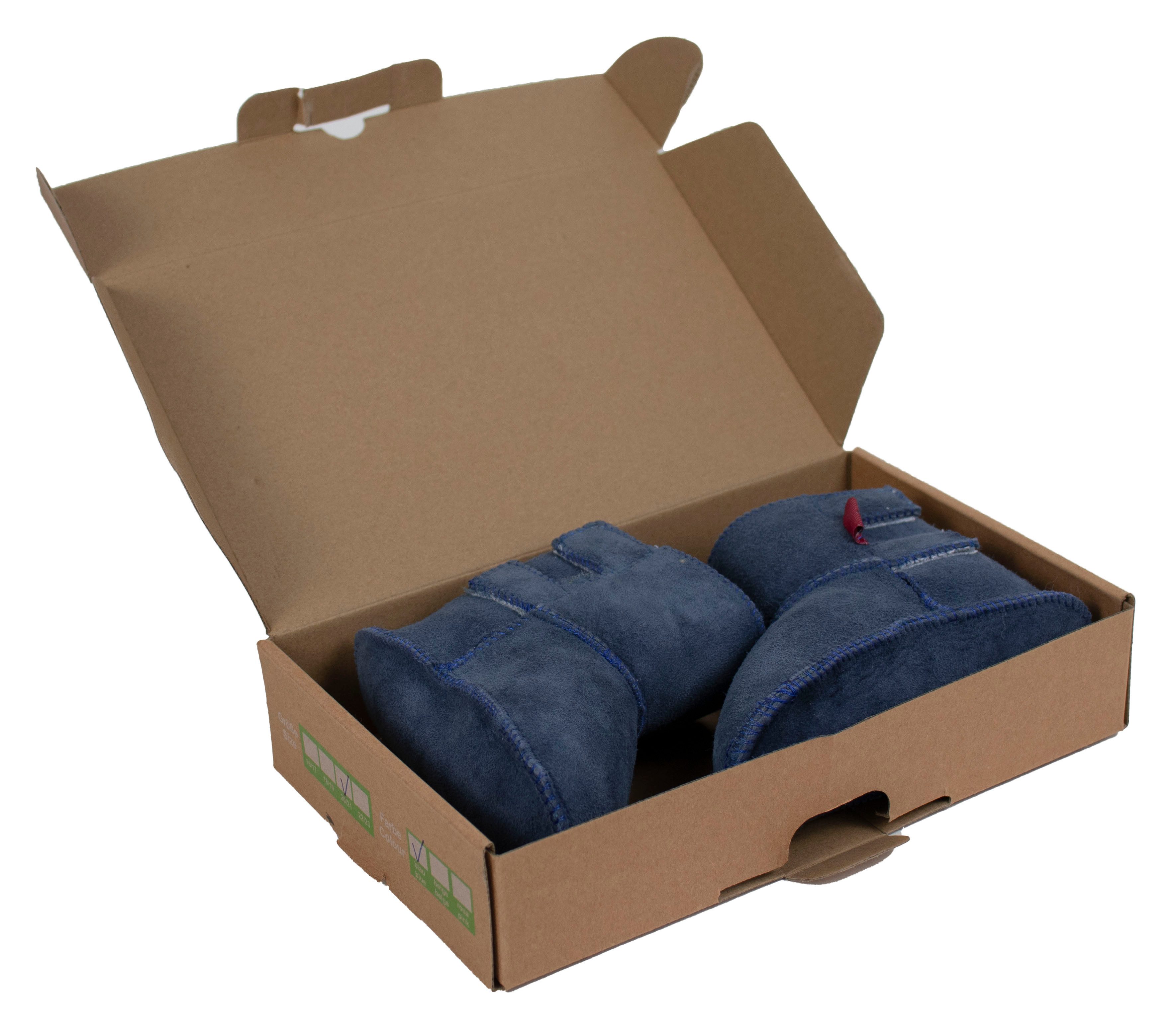 Reissner Lammfelle Lammfell Babyschühchen Modell TOULON 2-Klett Babystiefel – Bild 3 von 3