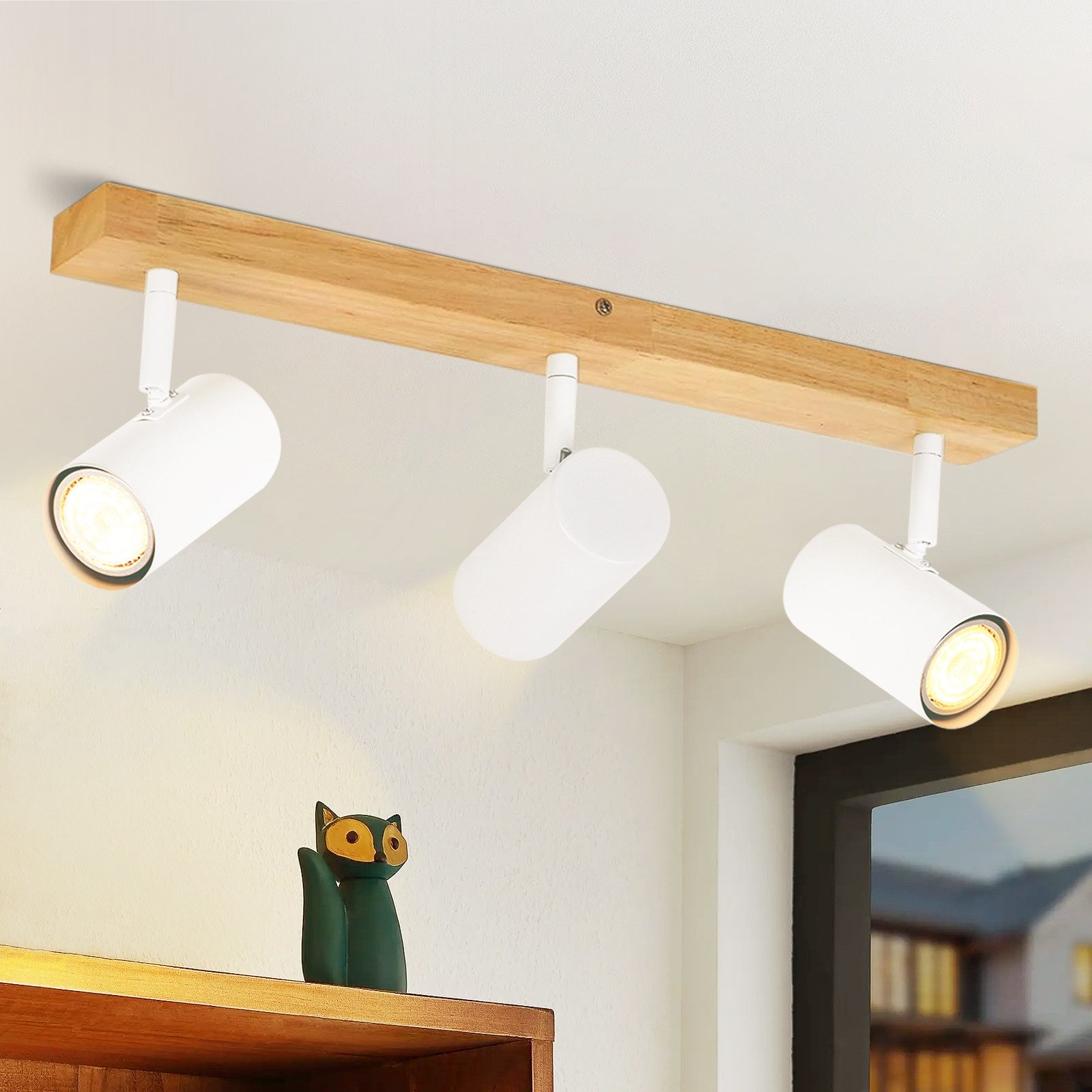 ZMH Deckenstrahler 1/2/3Flammig GU10- Modern Deckenlampe günstig online kaufen