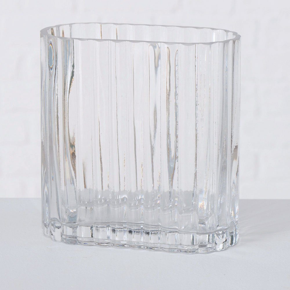 2 St), aus Tischvase 18 cm (Set, Tulipa BOLTZE Glas, ca. cm Höhe 14 und