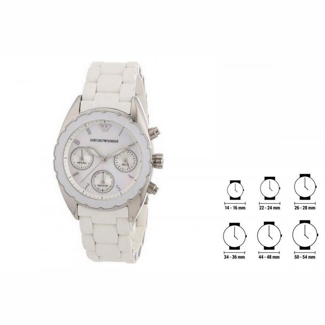 Giorgio Armani Quarzuhr Armani Damenuhr AR5941 Ø 35 mm Armbanduhr Uhr
