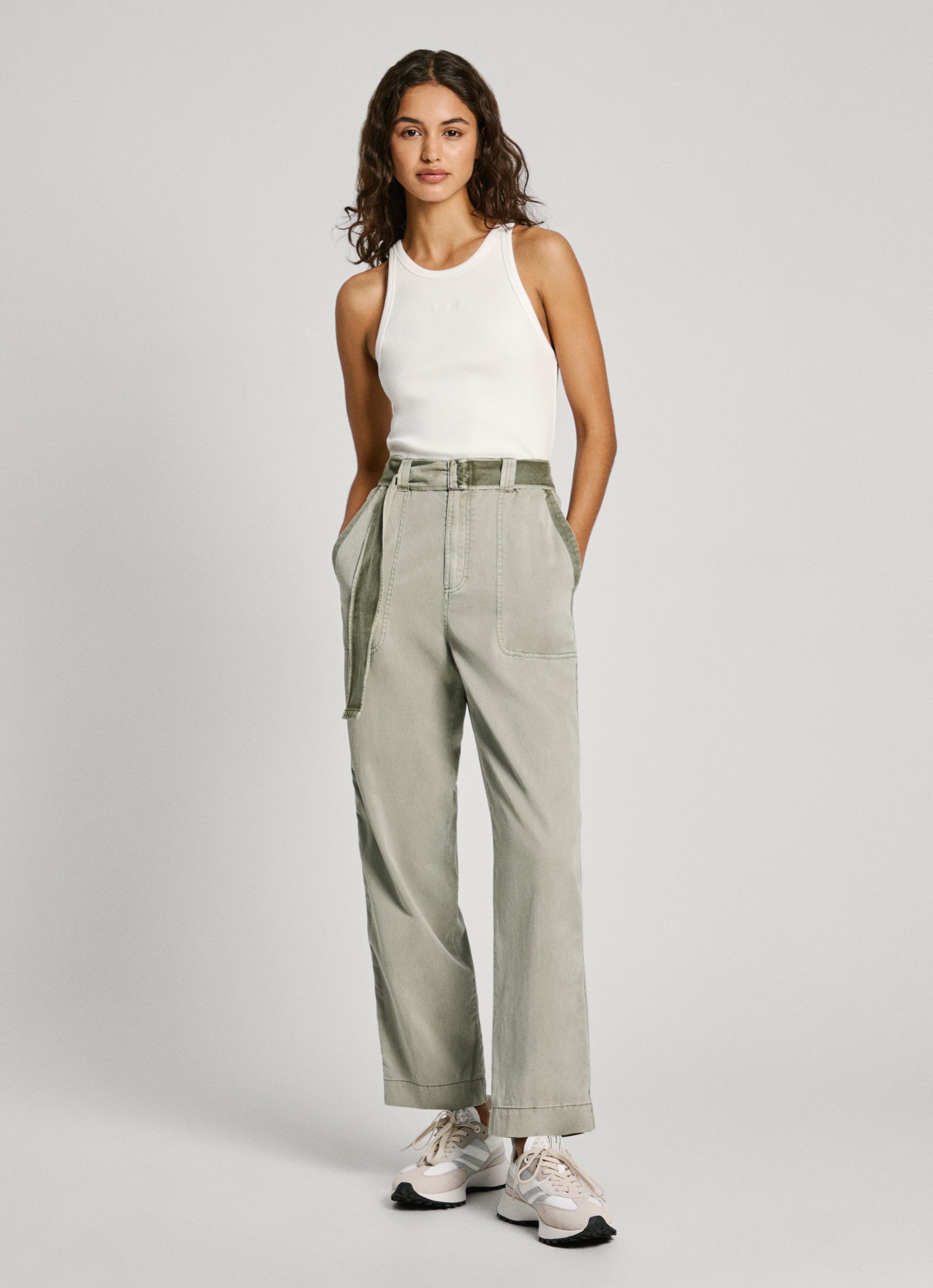 Pepe Jeans Cargohose AYLIN mit Streifenbesatz