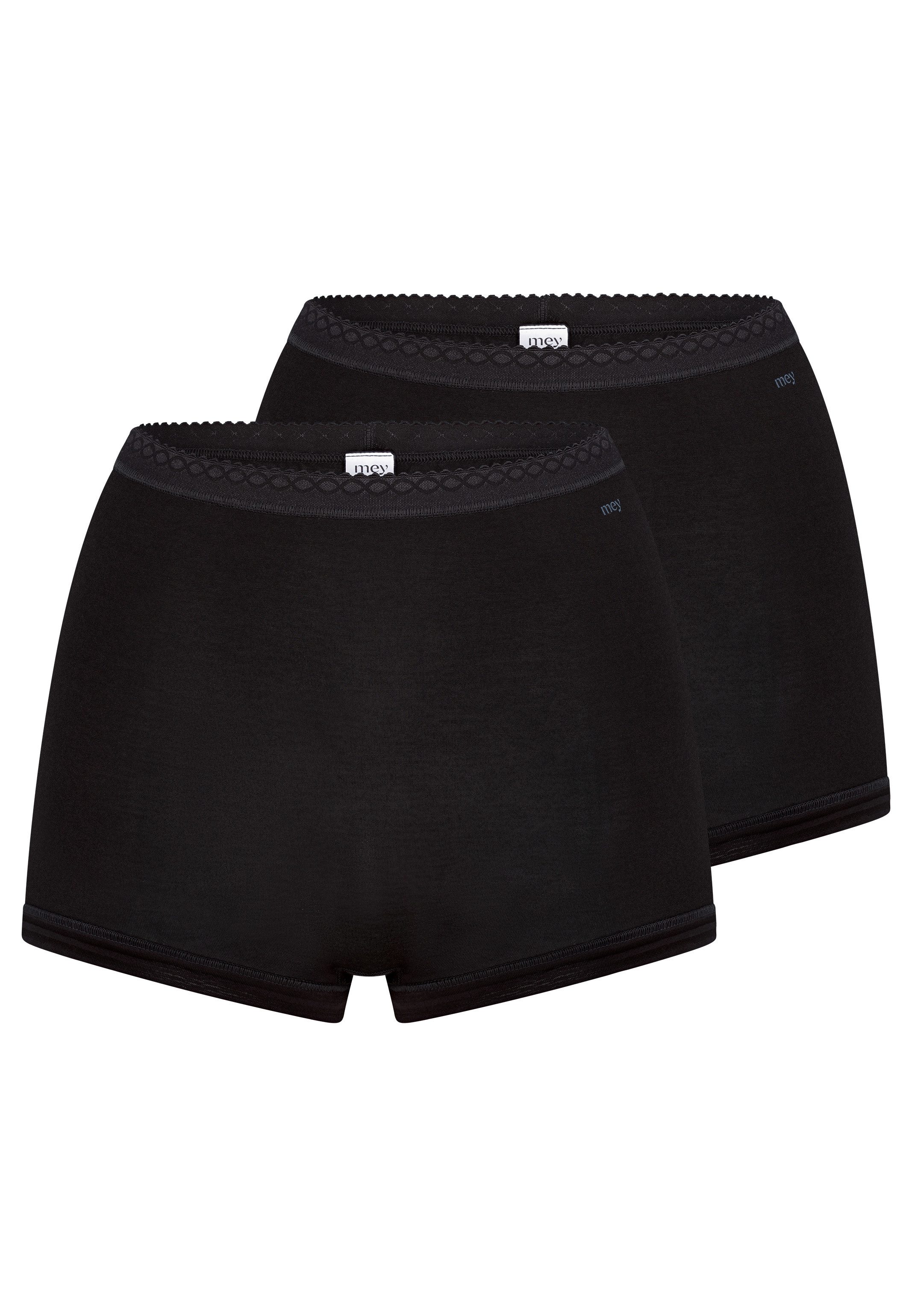 Mey Panty 2er Pack Lights (Spar-Set, 2-St) Panty - Baumwolle - Baumwolleinsatz auf der Schrittinnenseite
