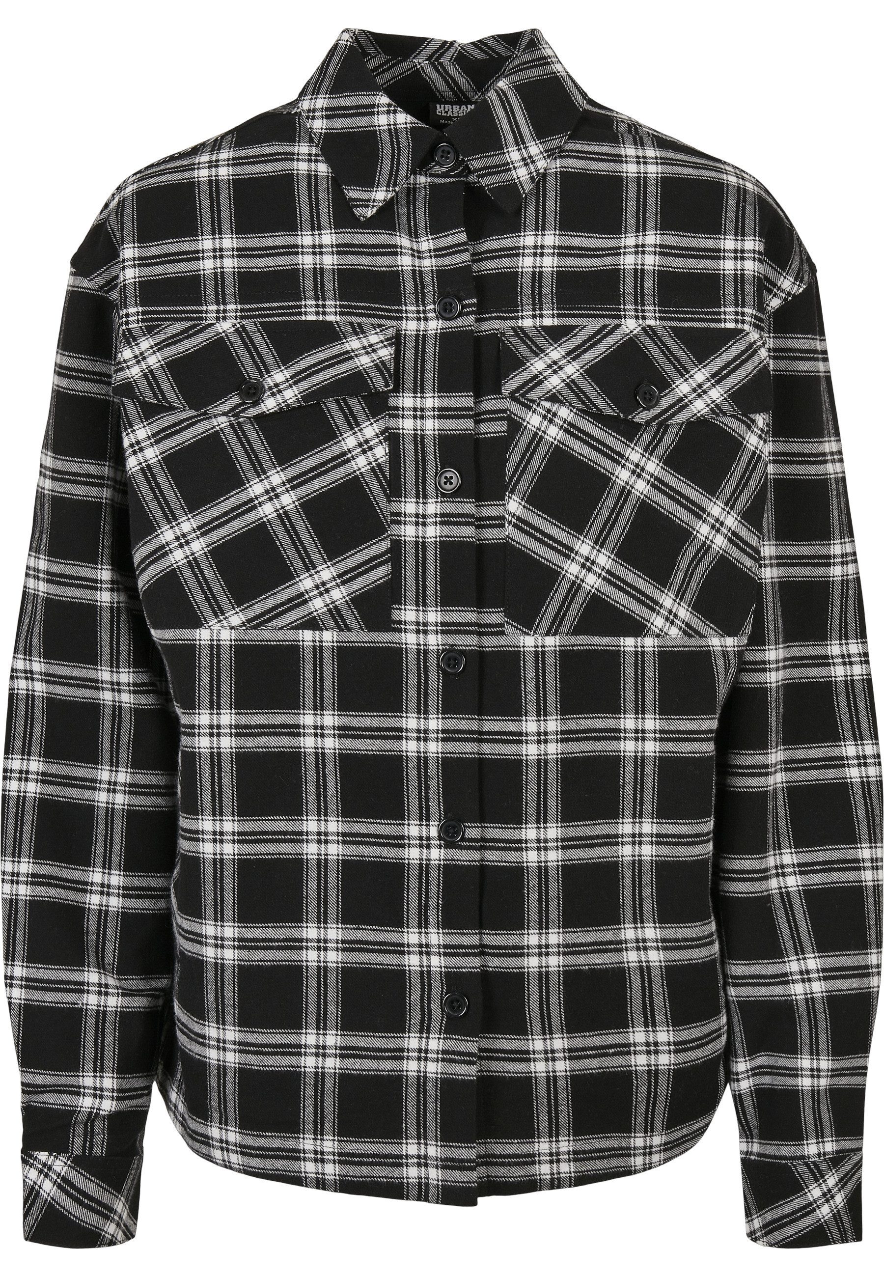 URBAN CLASSICS Kurzarmshirt Urban Classics Damen Ladies Oversized Overshirt (1-tlg)