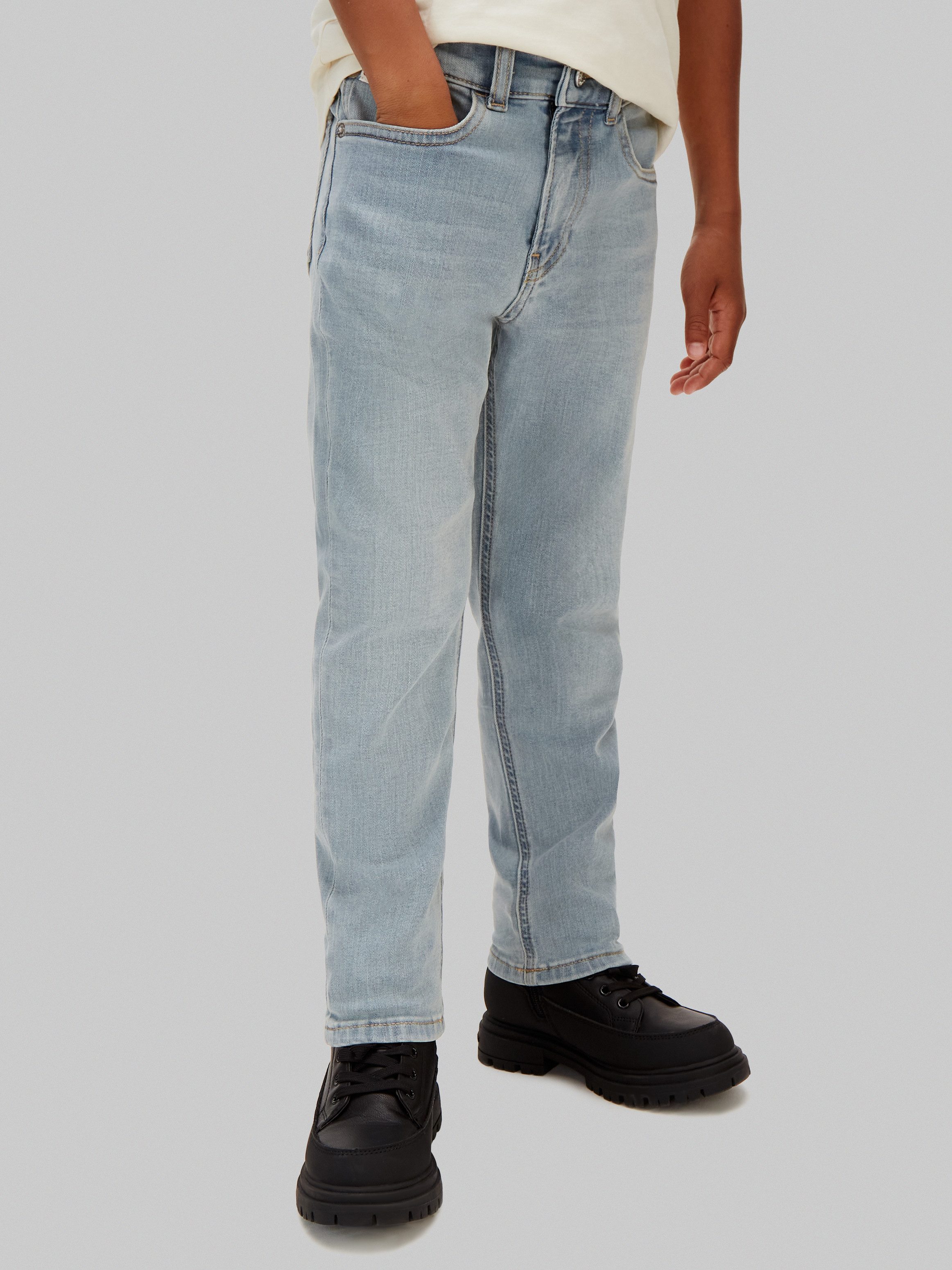 Calvin Klein Jeans Dad-Jeans ANDREW WASH DAD Regular fit für Kinder mit Taschen