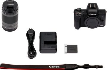 Canon EOS-M50 EF-M18-150 Kit Systemkamera (EF-M 18-150mm f/3.5-6.3 IS STM, 24,1 MP, Bluetooth, NFC, WLAN (Wi-Fi)