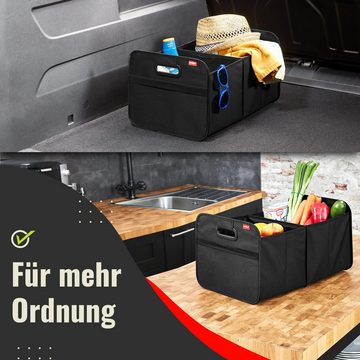 achilles Klappbox Auto-Faltbox Kofferraum-Organizer, Faltbare Autotasche, Faltkorb, 40 l