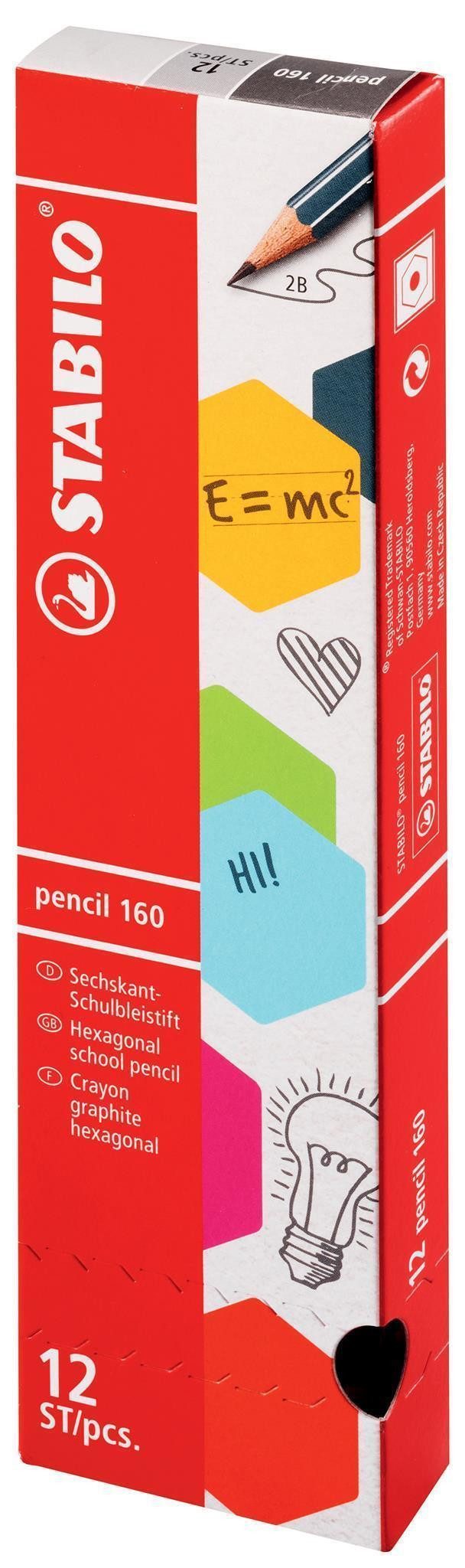 STABILO Bleistift STABILO pencil 160 2B blau
