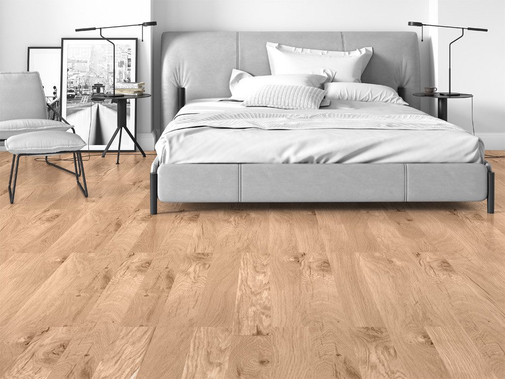 Timefloor Parkett Massivholzdiele Eiche RM glatt naturbelassen, 5 St.