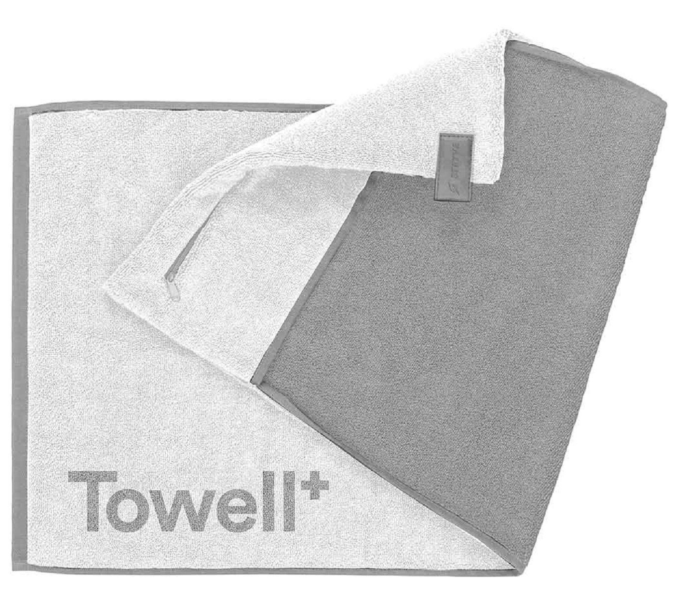 und Tasche white mit Towell Stryve Sporthandtuch Magnetclip,Brighte Bright White +