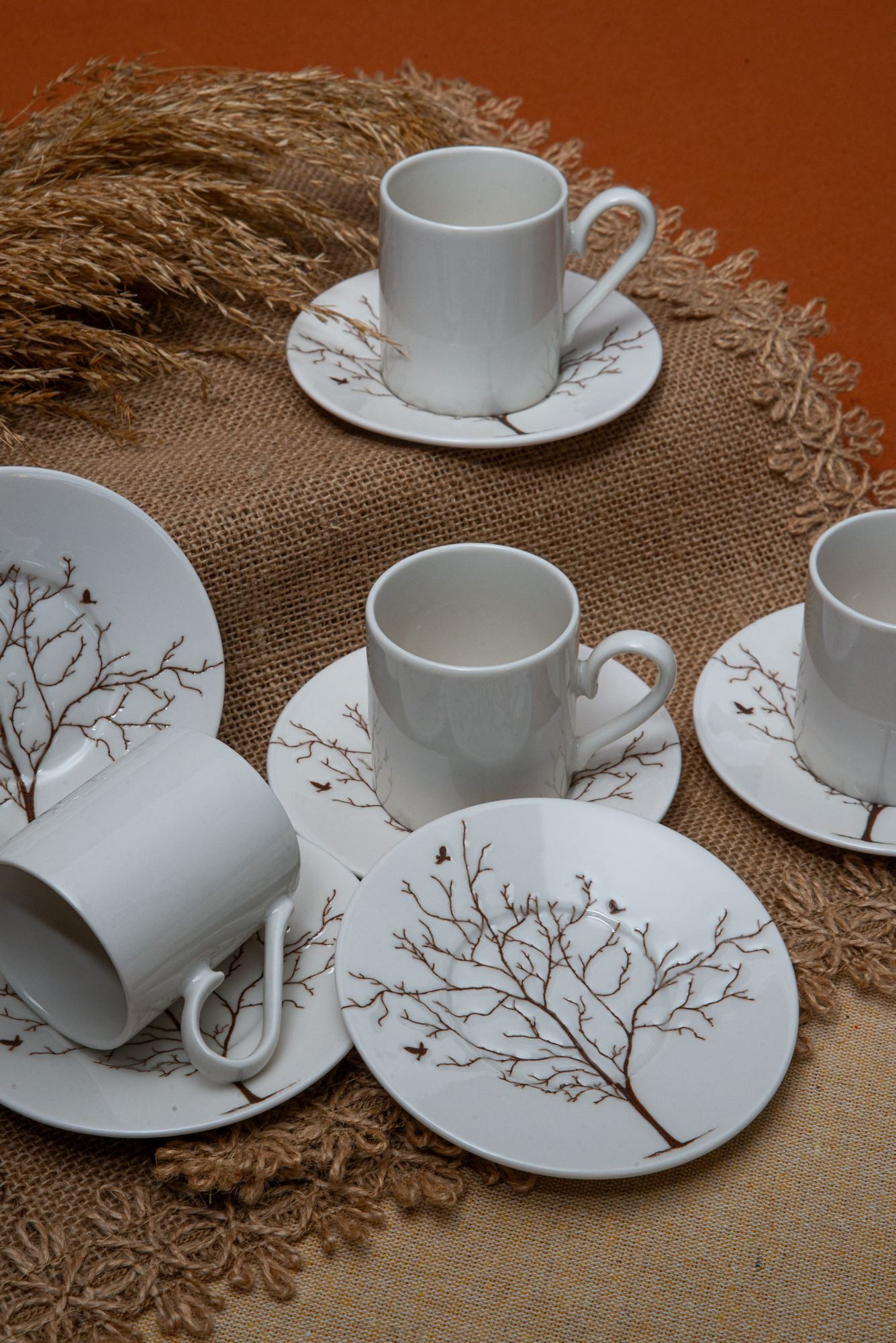 Hermia Concept Espressotasse Becher, 12-tlg., Porzellan, 12-teiliges Set