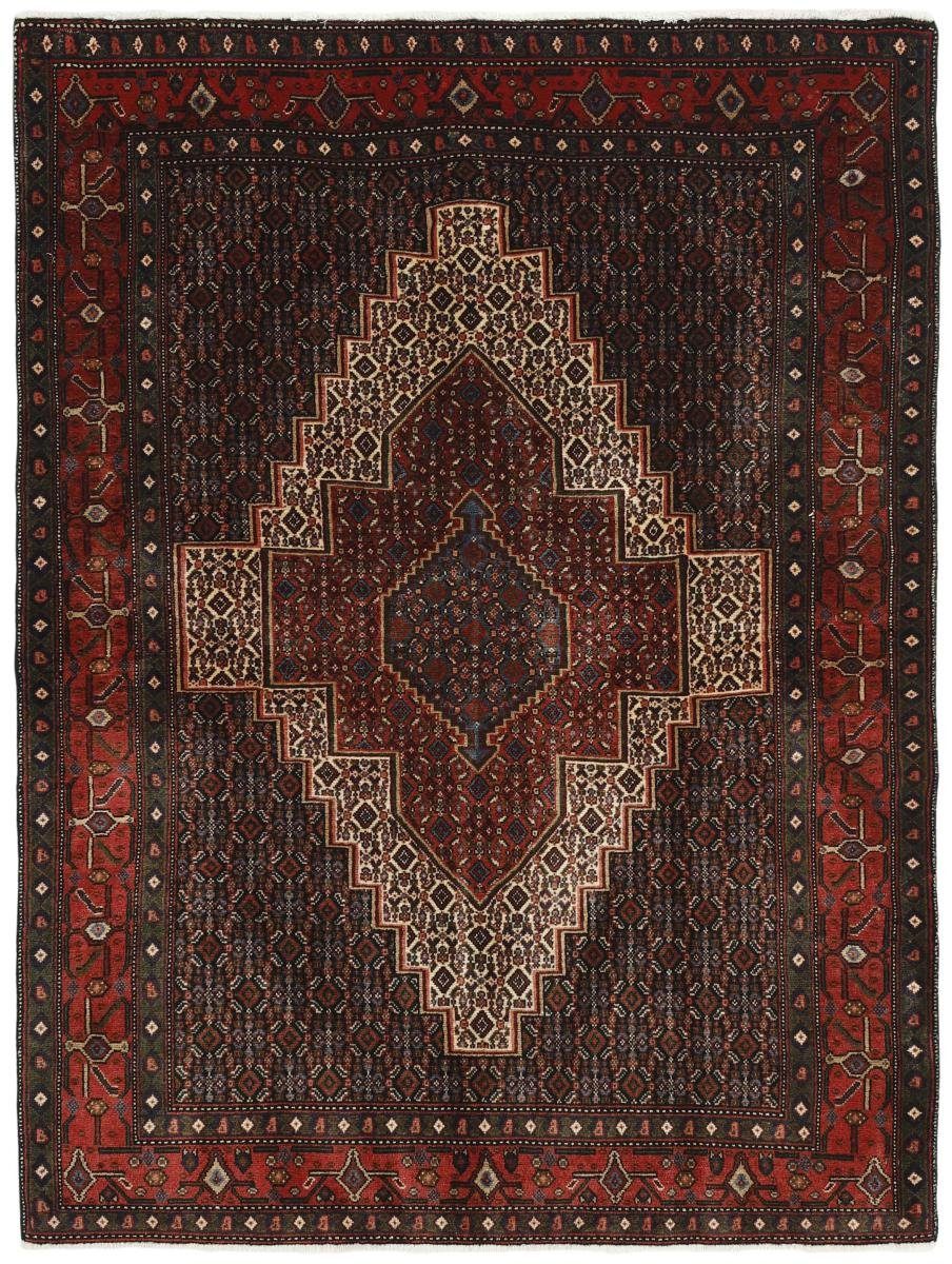 Orientteppich Senneh Nain / 126x171 Trading, Höhe: rechteckig, 12 Perserteppich, Handgeknüpfter Orientteppich mm