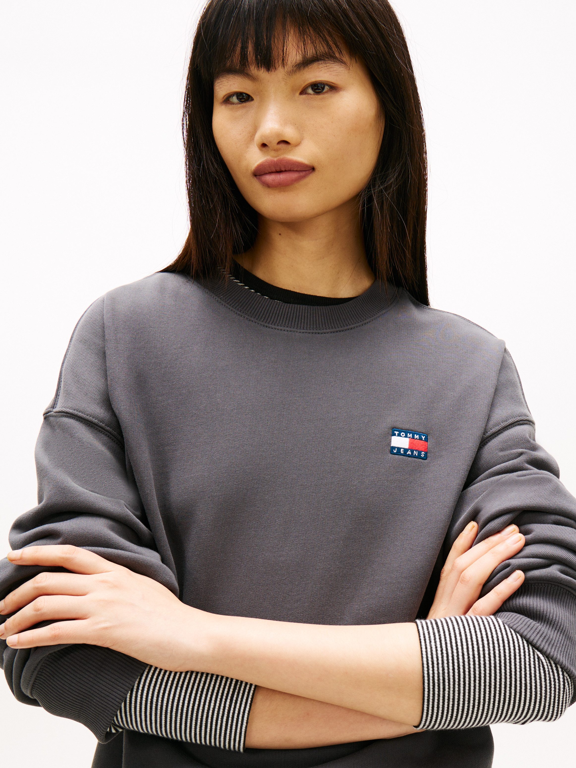 Tommy Jeans Sweatshirt TJ BADGE CREW unisex, relaxed fit
