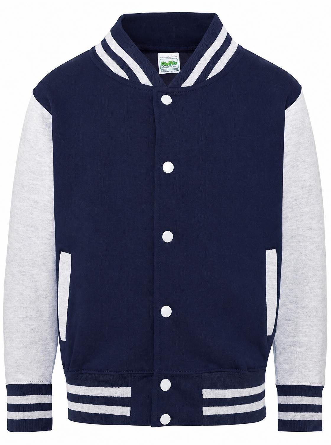 Just Hoods Outdoorjacke Kinder College Jacke Kids Varsity Jacket