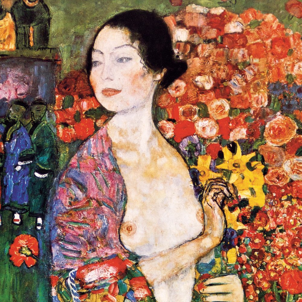 Poster Gustav Klimt Kunstdruck Bild - Die Tänzerin, 1916 (70 x 70 cm)