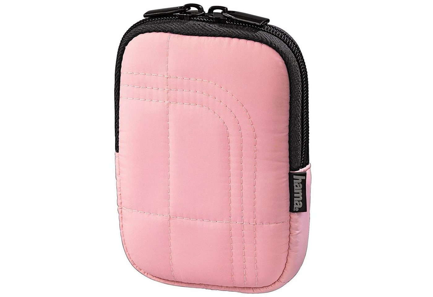 Hama Kameratasche Kamera-Tasche Universal Fancy Memory 50C Rosa, Reißverschluss, Innenfach, für kleine Digital-Kamera Foto Digicam
