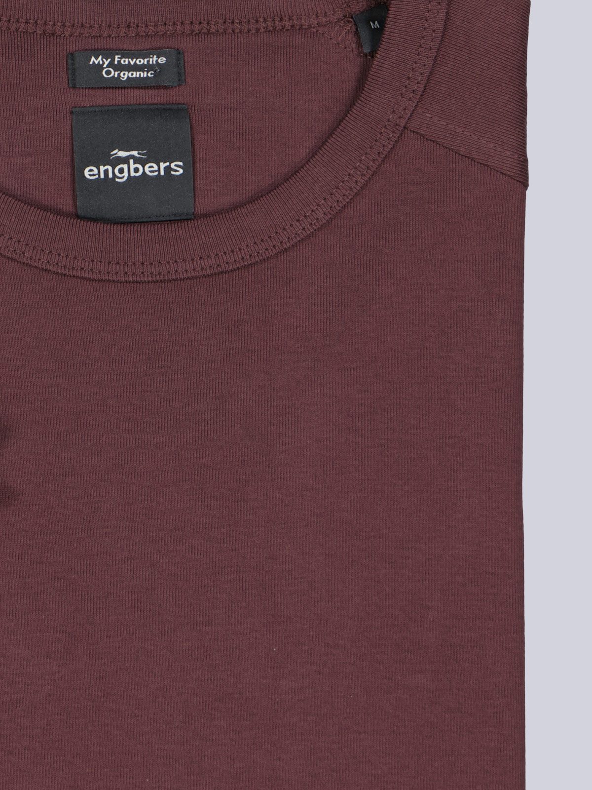 Engbers T-Shirt Herren T-Shirt "My Favorite" organic, Dunkelrot