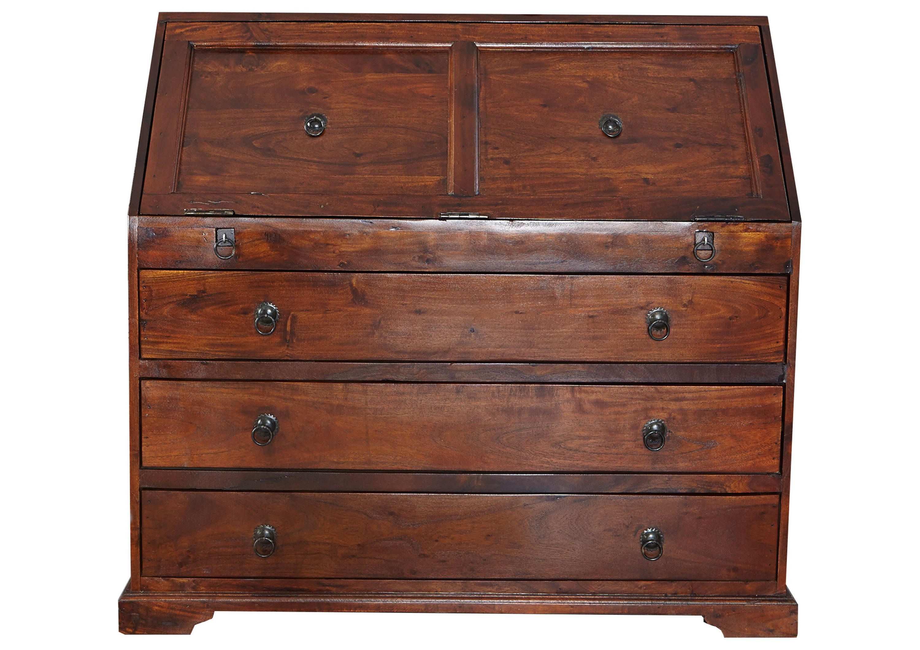 Massivmoebel24 Schreibtisch OXFORD (Sekretär Akazie 107x50x100 günstig online kaufen