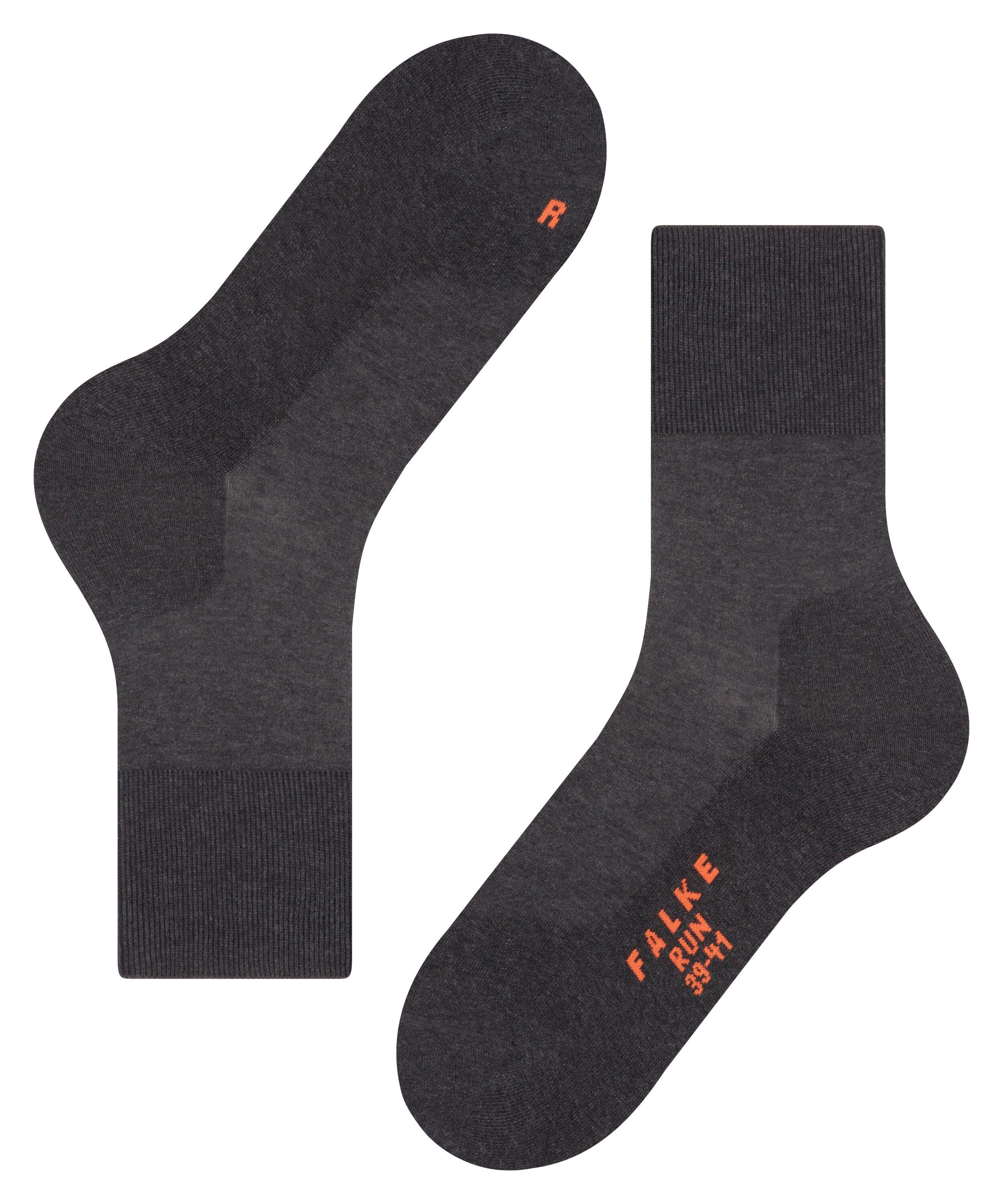 grey FALKE Run Socken dark (3970) (1-Paar)