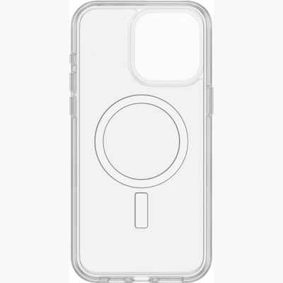 Otterbox Backcover Symmetry Hülle Apple iPhone 15 Pro Max, MagSafe & Schutzglas, 3x getestet nach Militärstandard und Premium Glass Displayschutz