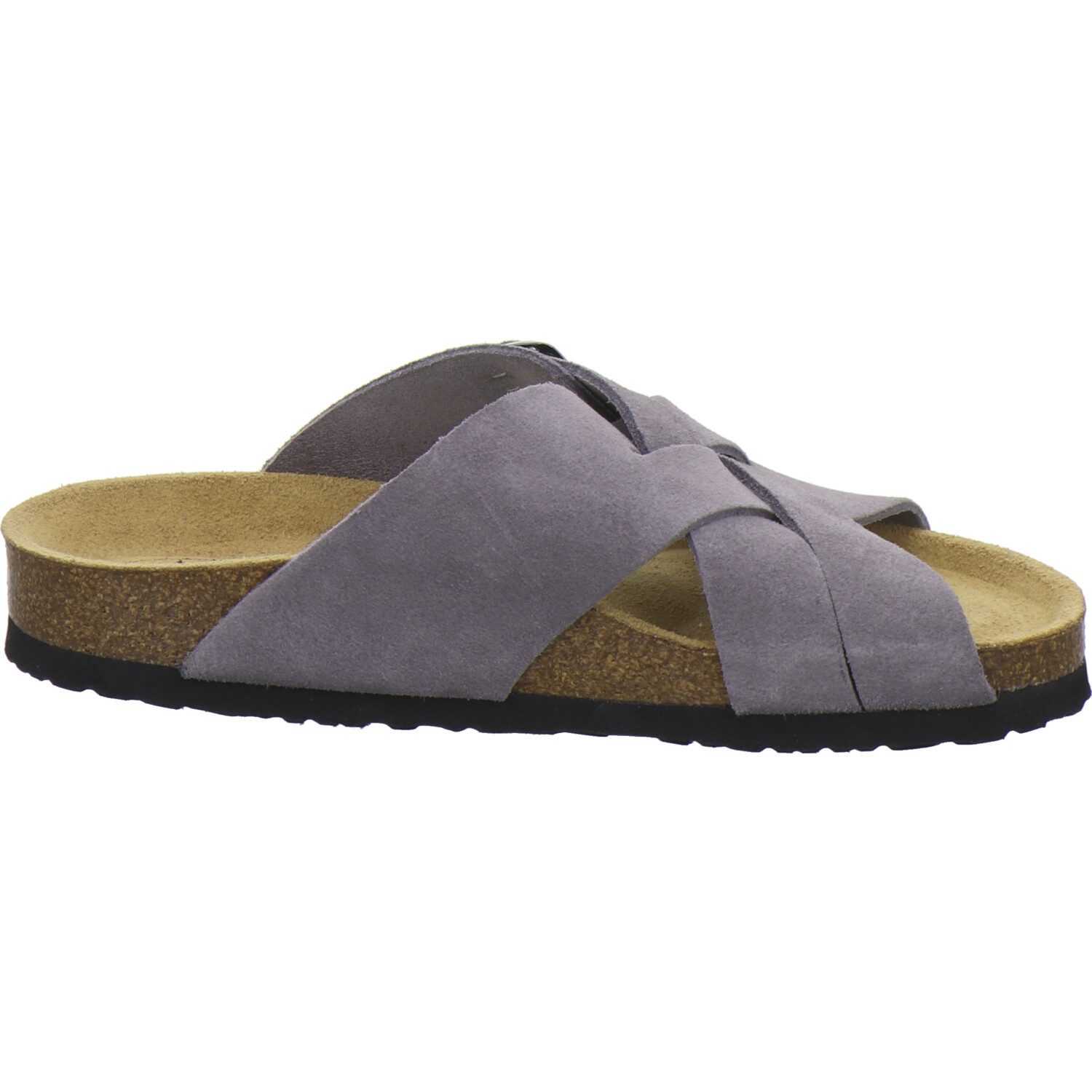 AFS-Schuhe 214183 Kralle Pantolette für Damen mit Fußbett, bequeme Sandalen aus Leder