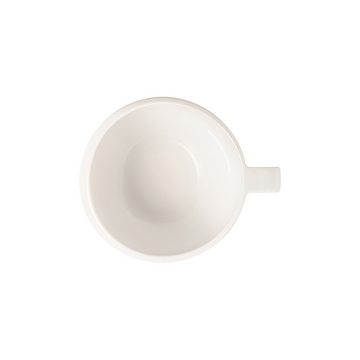 Villeroy & Boch Tasse NewMoon Kaffeetasse, 190 ml, weiß, Porzellan