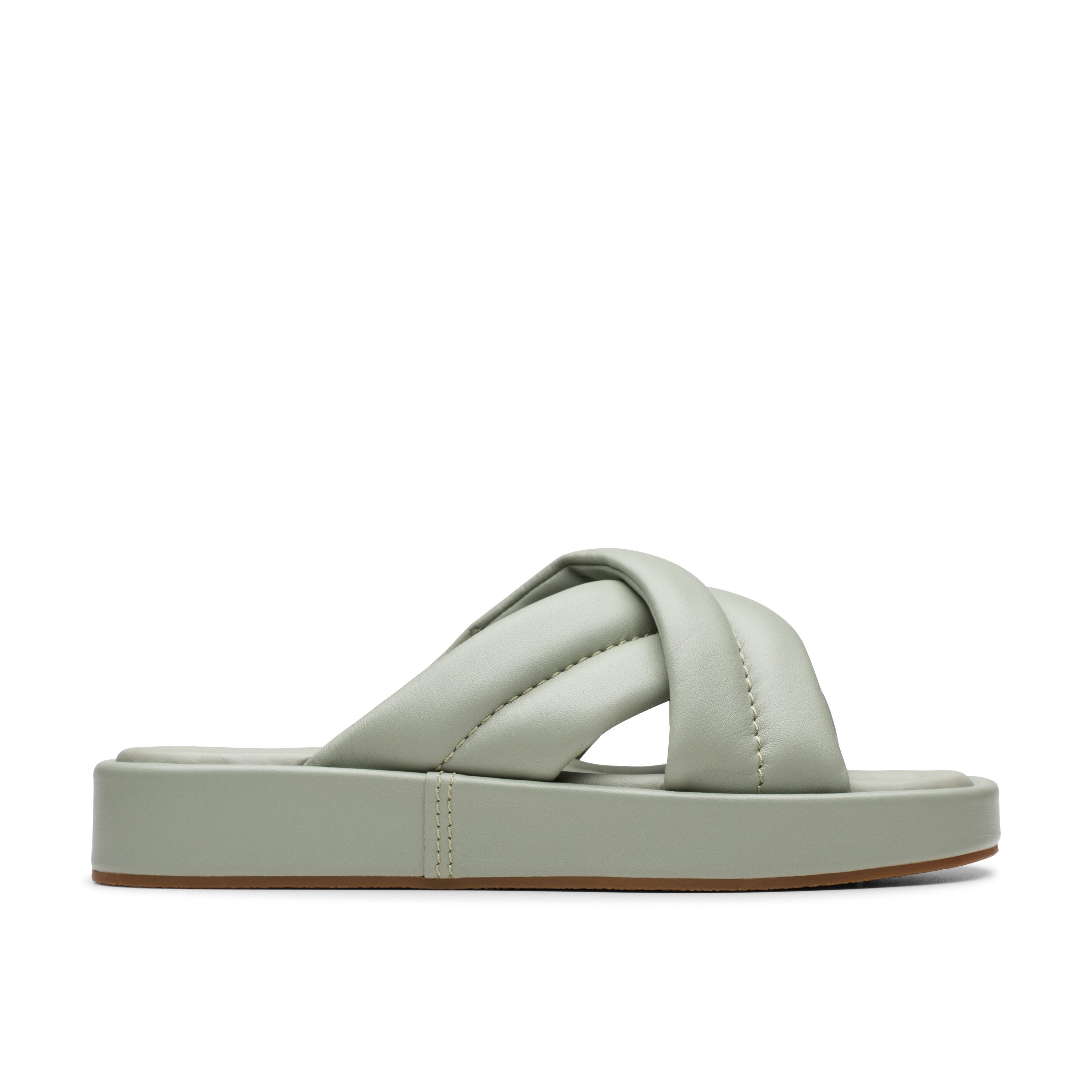 Clarks Alda Glide Hausschuh, Slides, Schlappen mit gepolsterter Bandage