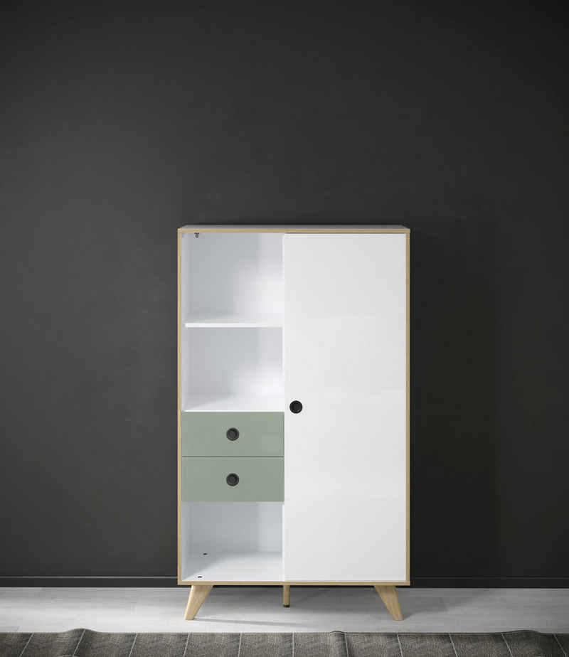 INTER-FURN Standvitrine Adelaide Modernes Design