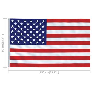 vidaXL Flagge Flagge der Vereinigten Staaten 90 x 150 cm