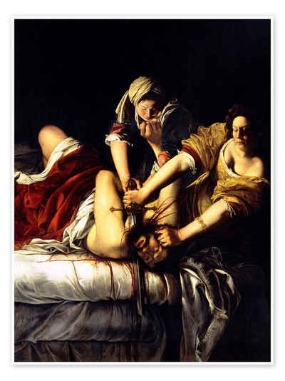 Posterlounge Poster Artemisia Gentileschi, Judith und Holofernes, Malerei