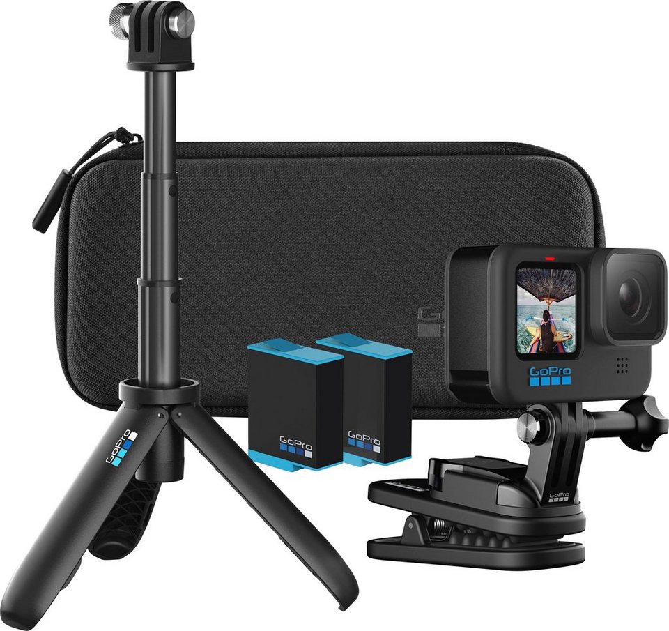 GoPro HERO 10 Accessory Hard Bundle Camcorder (5,3K, Bluetooth, WLAN (Wi-Fi)